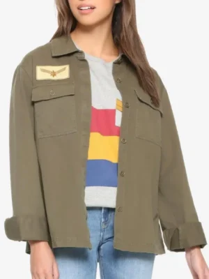 Marvel Captain Olive Green Jacket