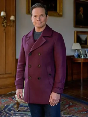 A Merry Scottish Christmas Scott Wolf Purple Peacoat