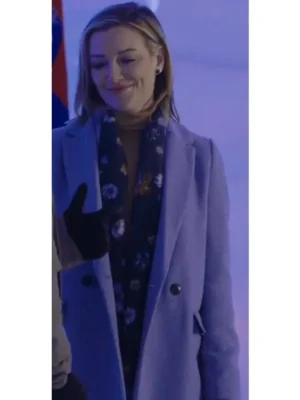 A Royal Christmas Crush 2023 Katie Cassidy Coat