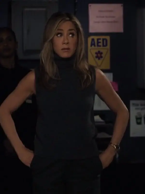 The Morning Show S03 Jennifer Aniston Turtleneck Vest