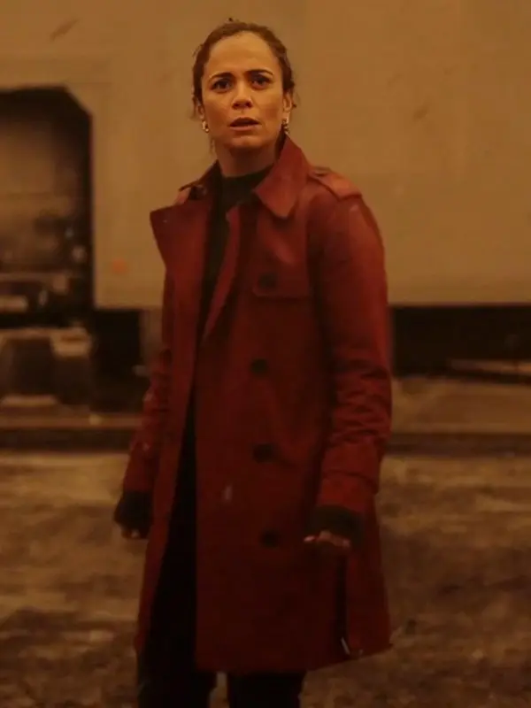 Dark Matter Amanda Lucas Red Trench Coat