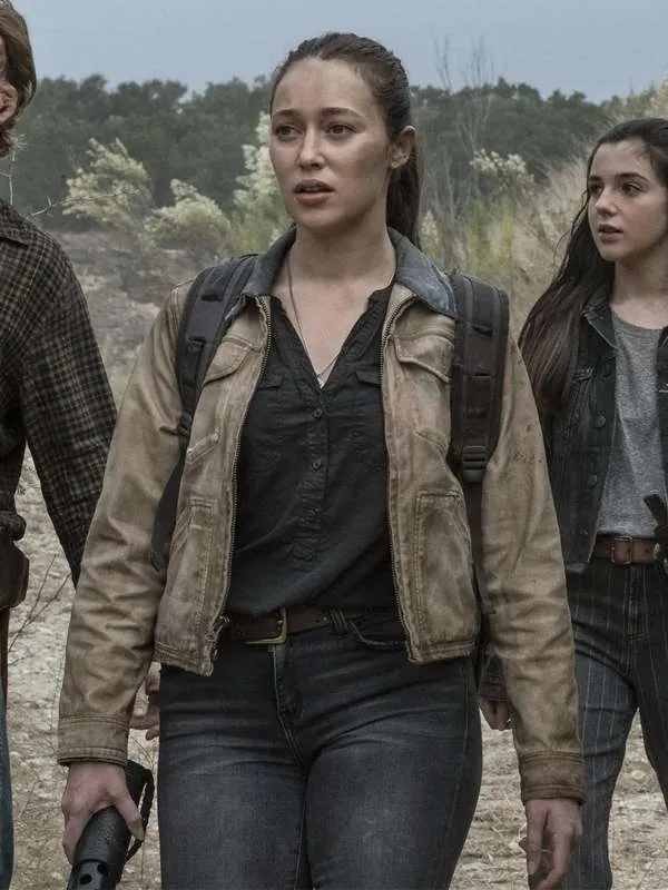 Fear The Walking Dead S06 Alicia Clark Brown Jacket