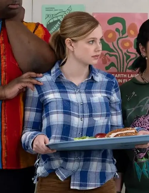 2024 Movie Mean Girls Cady Heron Blue Shirt