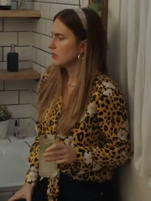 Buffering S02 Ashley Leopard Print Shirt