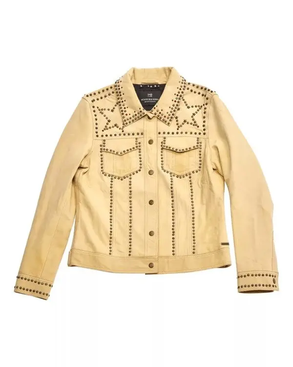 Emily In Paris S04 Kevin Dias Yellow Studded Jacket