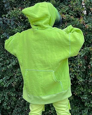 Billie Eilish Green Hoodie