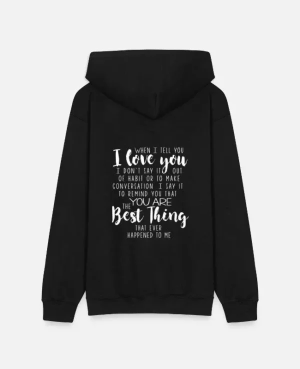 Black Valentines Day Hoodie