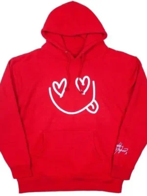 Bobby Mares Red Fleece Hoodie