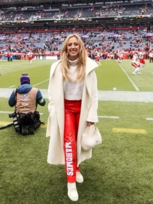 AFC Championship Brittany Mahomes White Coat