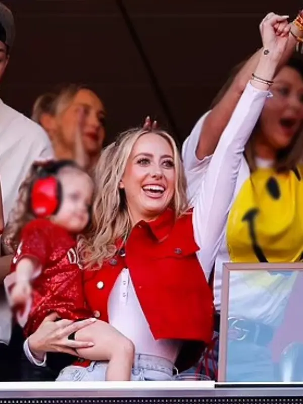 Brittany Mahomes Red Chiefs Denim Vest