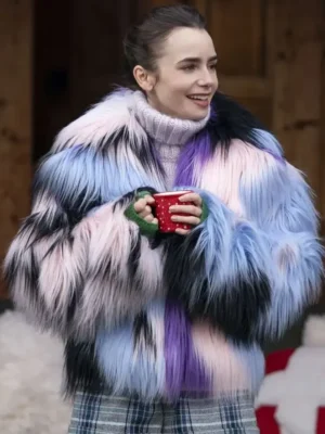 Emily Cooper Emily in Paris S04 Fur Coat