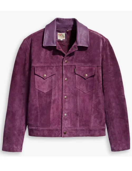 Frankie Jonas Claim To Fame S01 Purple Suede Jacket