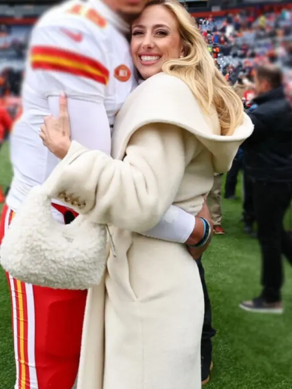 AFC Championship Brittany Mahomes White Coat