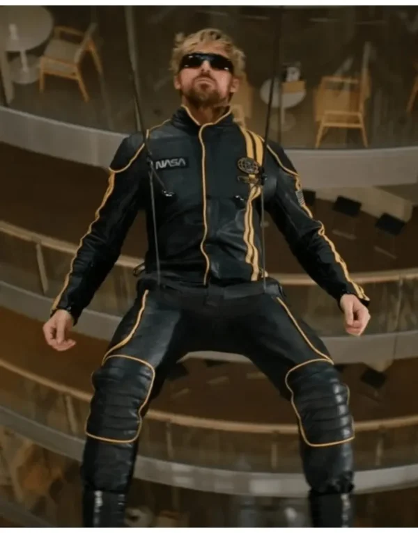 The Fall Guy 2024 Ryan Gosling NASA Leather Tracksuit