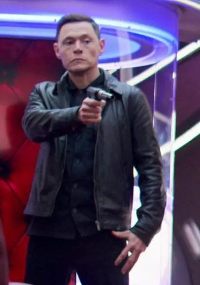 Lift 2024 Burn Gorman Black Leather Jacket