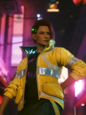 Cyberpunk 2077 Edgerunners Lucy Yellow Jacket