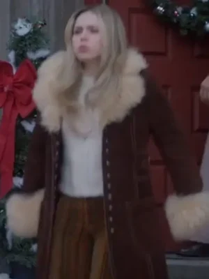 Dawn 2023 Brec Bassinger Brown Coat