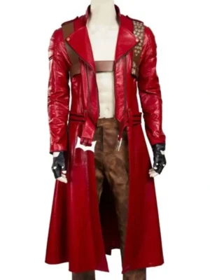 Devil May Cry 3 Dante Red Trench Coat