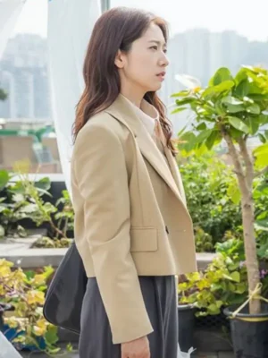 Doctor Slump Park Shin-Hye Cropped Coat