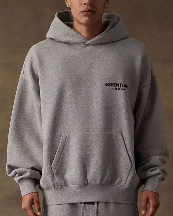 Dark Oatmeal Essentials Hoodie