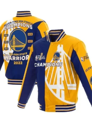 Golden State Warriors NBA Finals Champions Varsity Jacket