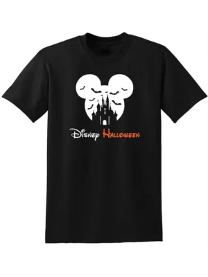 Halloween 2023 Disney Logo Black T-shirt