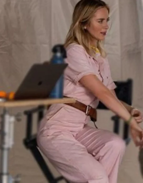 The Fall Guy 2024 Emily Blunt Pink Jumpsuit