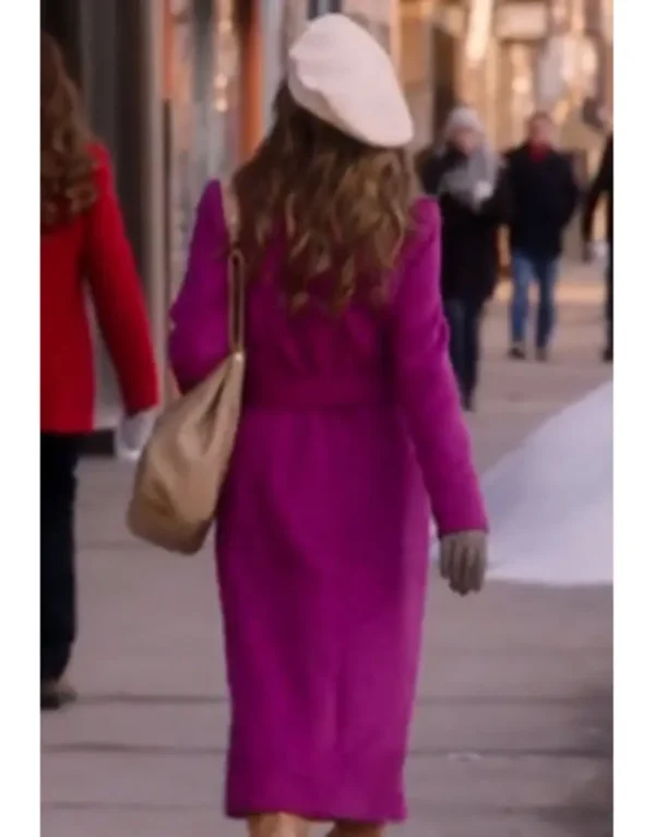 Christmas By Candlelight 2023 Erin Agostino Purple Coat