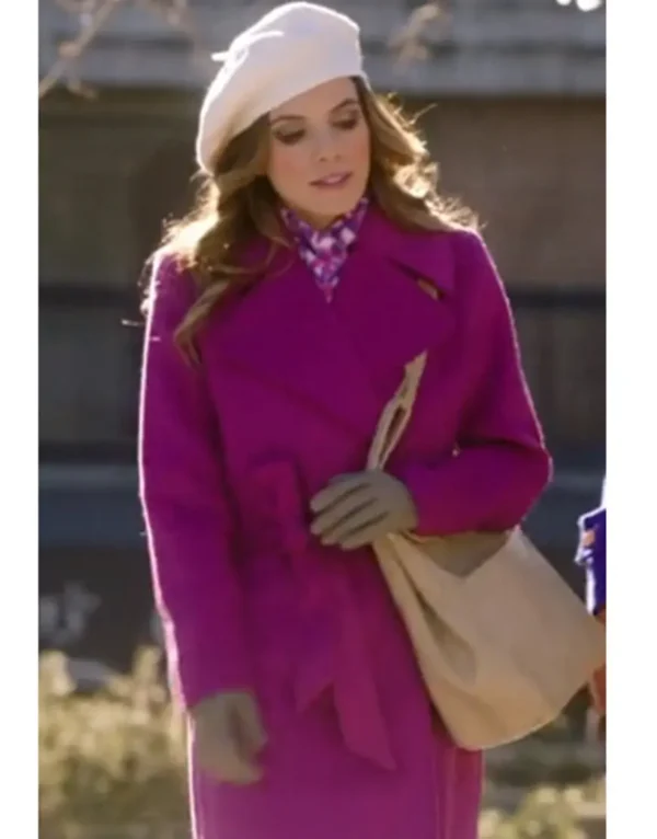 Christmas By Candlelight 2023 Erin Agostino Purple Coat