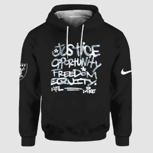 Justice Opportunity Equity Freedom NFL Hoodie