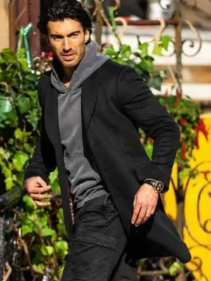 It Ends With Us 2024 Justin Baldoni Black Coat