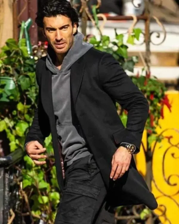 It Ends With Us 2024 Justin Baldoni Black Coat