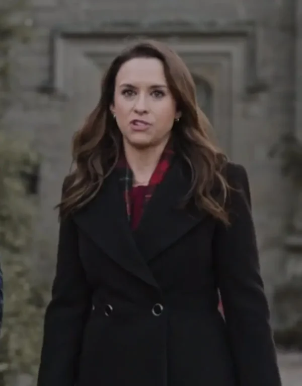 A Merry Scottish Christmas 2023 Lacey Chabert Coat