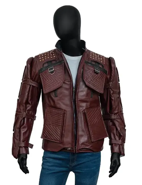 Marvel’s Guardians Of The Galaxy Game Star-lord Maroon Jacket