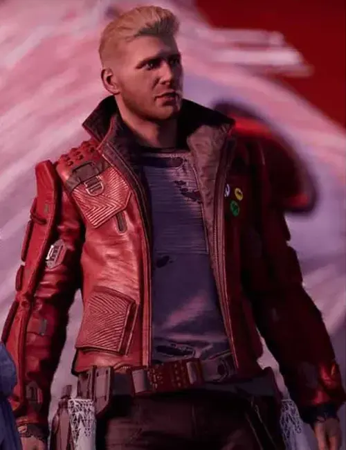 Marvel’s Guardians Of The Galaxy Game Star-lord Maroon Jacket