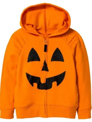 Halloween Pumpkin Orange Hoodie