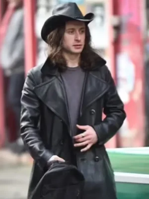 5lbs Of Pressure 2024 Rory Culkin Leather Coat