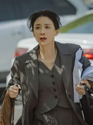 Lee Bo-young Queen Of Tears 2024 Grey Blazer