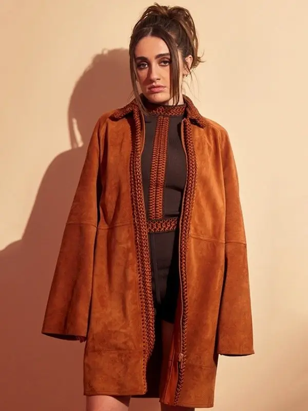 Bottoms 2023 Rachel Sennott Brown Coat