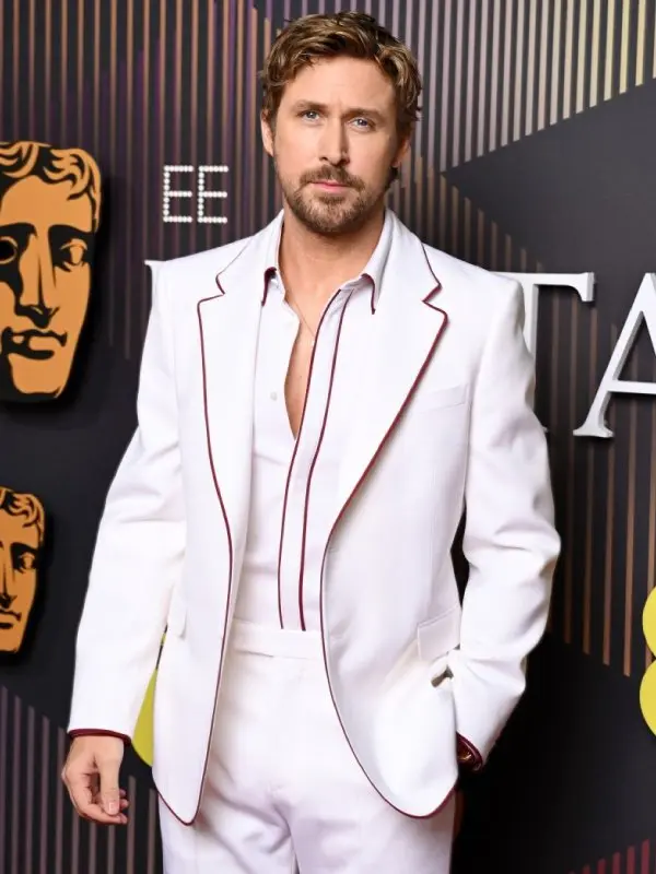 Ryan Gosling 2024 BAFTA Awards White Suit