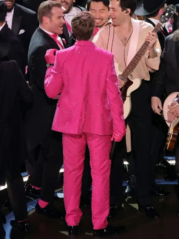 Ryan Gosling Oscar 2024 Pink Suit