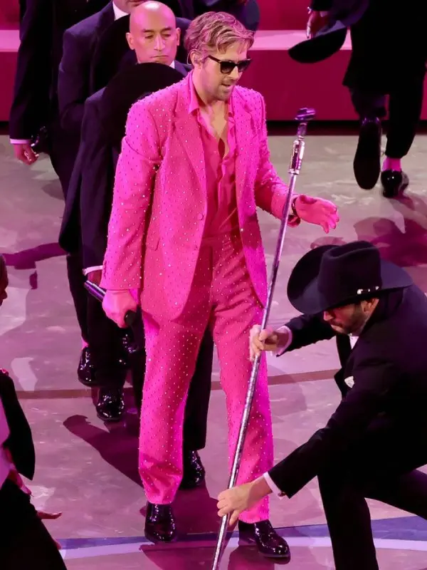 Ryan Gosling Oscar 2024 Pink Suit