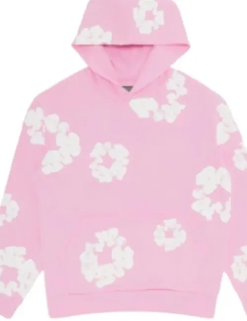 Simone Biles Rising S01 Pink Flower Pullover Hoodie