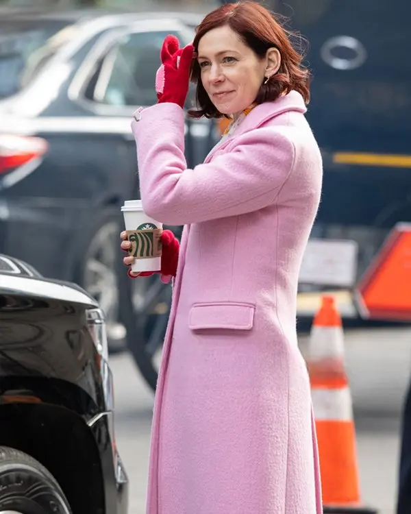 Elsbeth Carrie Preston Pink coat