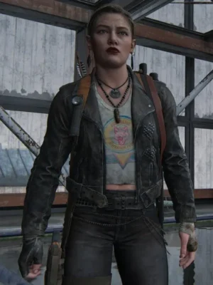 The Last of Us Part II Abby Leather Biker Jacket