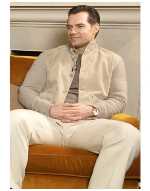 Henry Cavill Extratv Show Cardigan