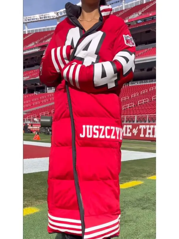 San Francisco 49ers Kristin Juszczyk Coat