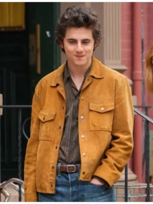 A Complete Unknown Timothee Chalamet Suede Jacket