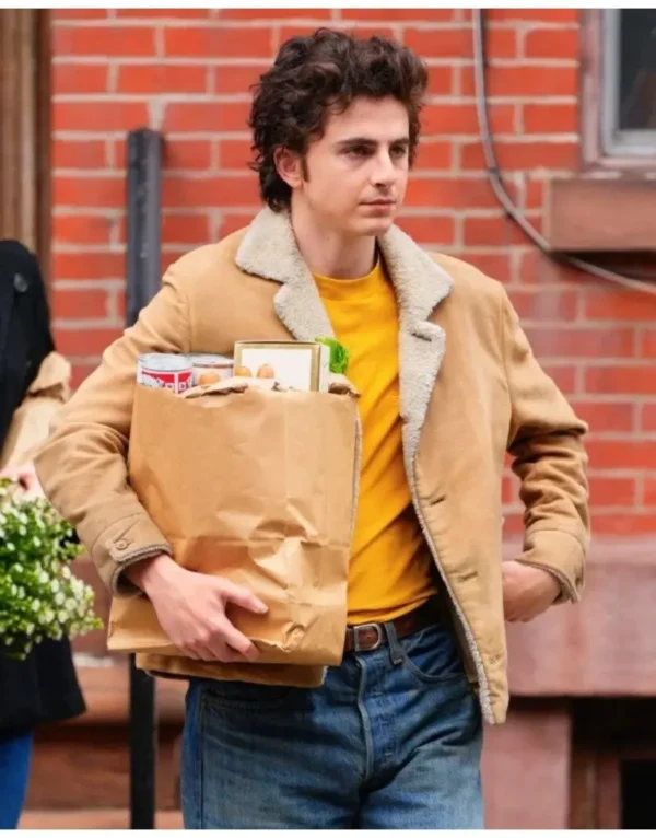 A Complete Unknown Timothee Chalamet Sherpa Jacket