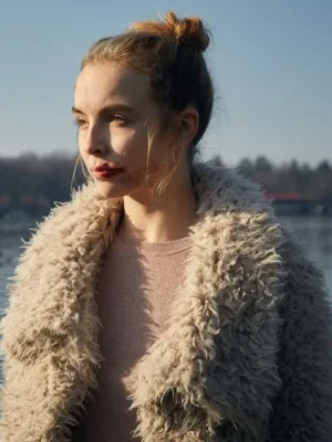 Jodie Comer Killing Eve Fur Jacket